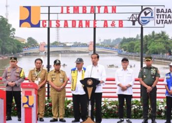 Peresmian Tiga Jembatan Baru oleh Presiden Jokowi di Provinsi Banten