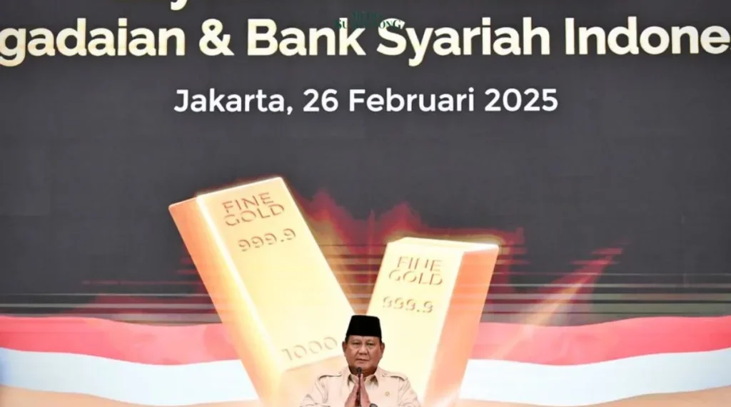 Presiden Prabowo Resmikan Bank Emas Pertama Indonesia