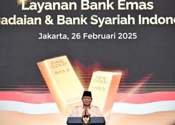 Presiden Prabowo Resmikan Bank Emas Pertama Indonesia