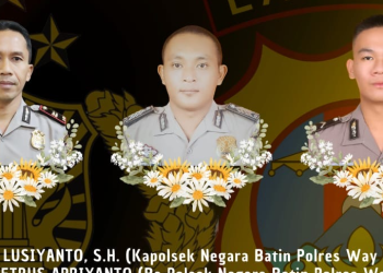 Tiga Anggota Polres Way Kanan Gugur dalam Insiden Penembakan