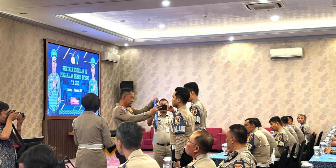 Korlantas Polri Gandeng Silancar dalam Pelatihan Kendaraan Pengawalan R4 Baterai