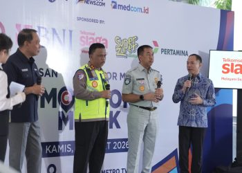 Kakorlantas Polri Resmi Lepas Tim Monitor Mudik Metro TV 2026