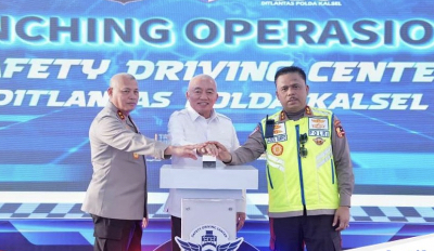 Kakorlantas Polri Irjen Agus Suryonugroho Resmikan SDC Kalsel untuk Tekan Angka Kecelakaan