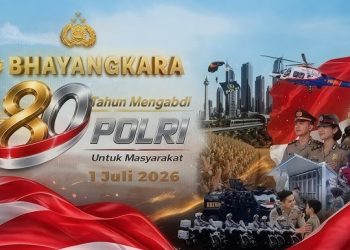 Delapan Dekade Pengabdian: Puncak Perayaan Hari Bhayangkara ke-80 di Cikeas Berlangsung Khidmat