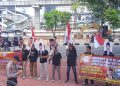 Desak KPK Usut Tuntas Pengadaan Sepatu Rakyat Rp27 Miliar, Aliansi Masyarakat Gelar Aksi di Gedung Merah Putih