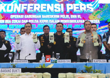 WN Taiwan Dikendalikan Pengiriman 800 Kg Ketamin di Perairan Anambas
