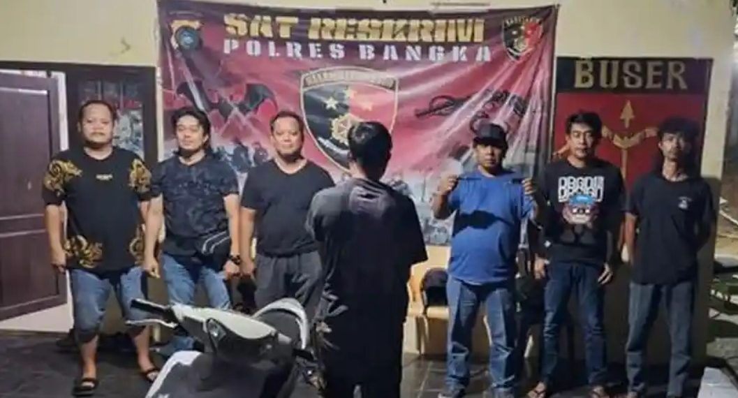 Gerak Cepat Tim URC Kelambit Polres Bangka Gagalkan Pelarian Pelaku Penganiayaan Berat #ReserseBekerja