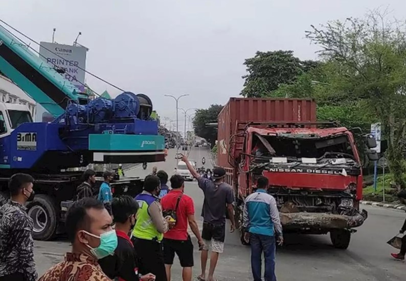 Investigasi Kecelakaan Truk di Balikpapan Masih Berlanjut