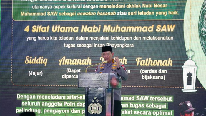 Kapolri Meski Nonmuslim Tapi Perintahkan Anggotanya Tiru Sifat Nabi Muhammad SAW