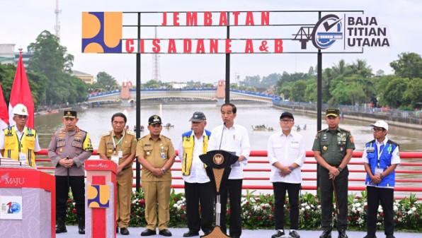 Peresmian Tiga Jembatan Baru oleh Presiden Jokowi di Provinsi Banten