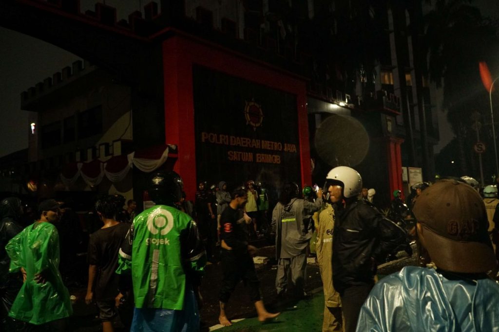 Demo 29 Agustus 2025- Mahasiswa Tuntut Polri Bertanggung Jawab atas Tewasnya Ojol