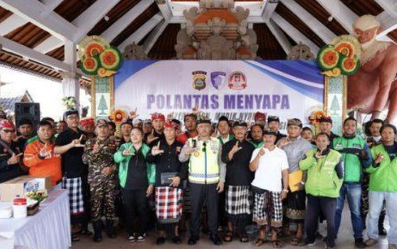 Kakorlantas Gelar 'Polantas Menyapa' di Bali, Pastikan Lebaran dan Nyepi Aman