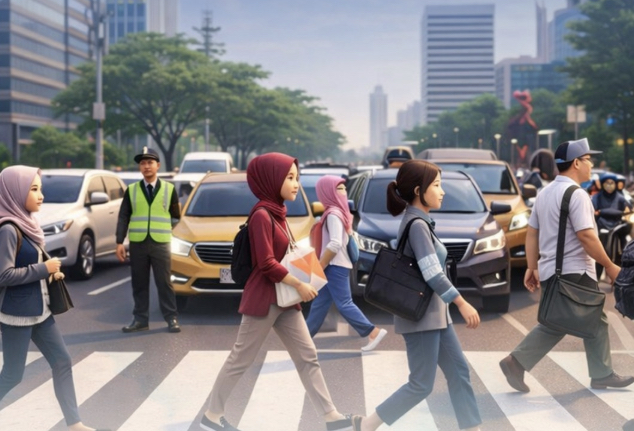 Saat Mayoritas Tertib Bergerak Menjaga Jalan Bersama